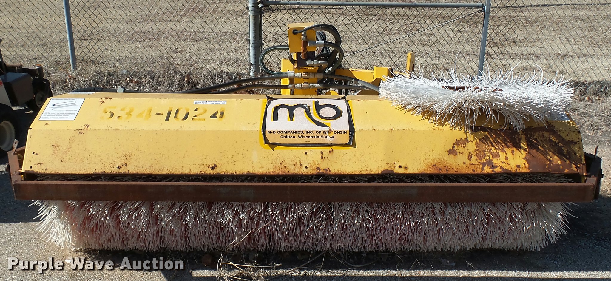 MB sweeper attachment in Cheney, KS Item AT9566 sold Purple Wave