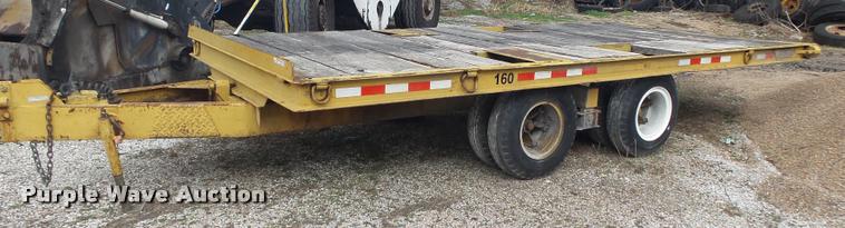 image for item BM9521 1969 Miller tilt deck equipment trailer