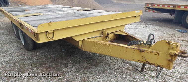 image for item BM9521 1969 Miller tilt deck equipment trailer
