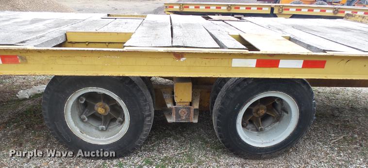 image for item BM9521 1969 Miller tilt deck equipment trailer