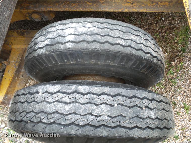 image for item BM9521 1969 Miller tilt deck equipment trailer