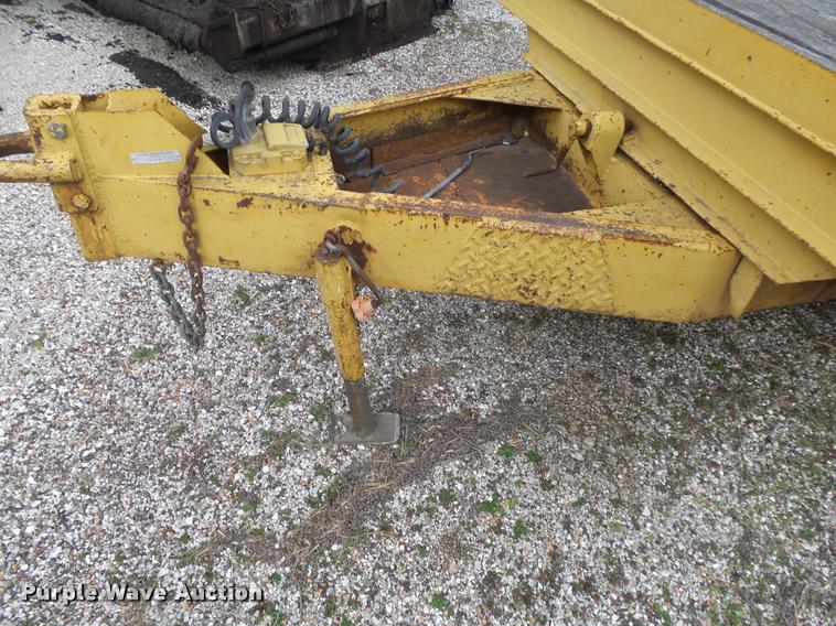 image for item BM9521 1969 Miller tilt deck equipment trailer