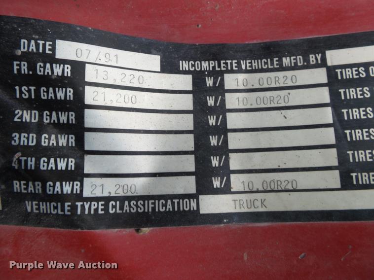 image for item BM9525 1991 GMC TopKick oil distributor truck