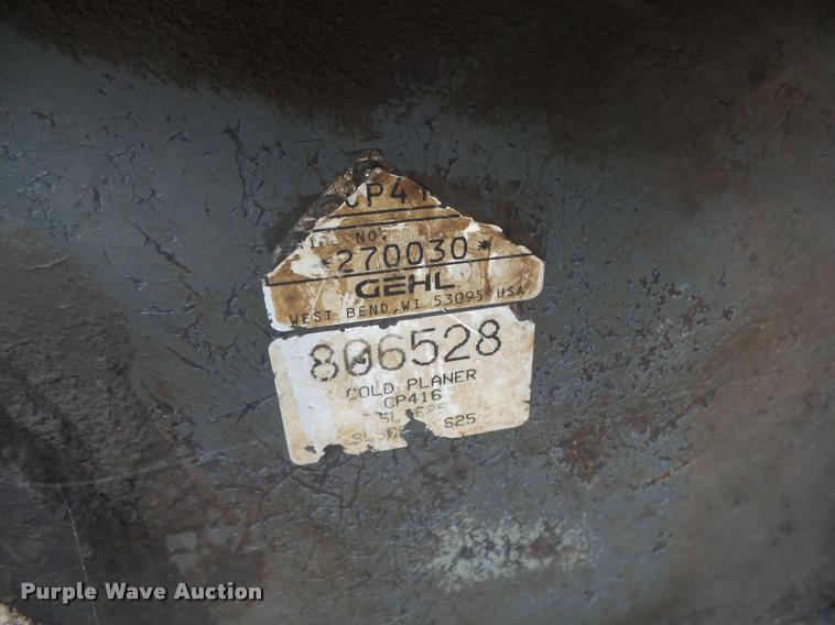 image for item BM9526 Gehl CP416 cold planer