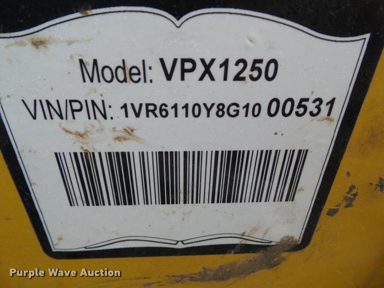 image for item CB9765 2015 Vermeer VPX1250 vibratory plow