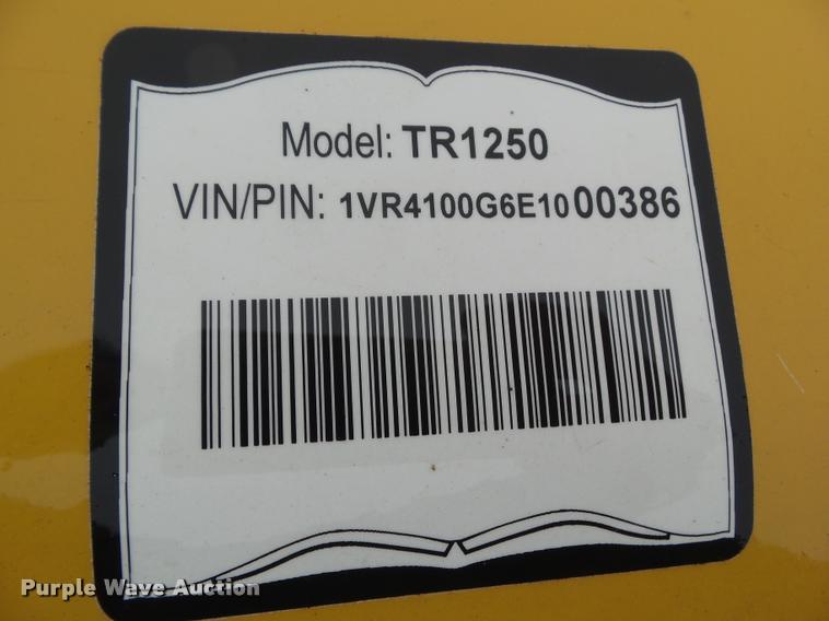 image for item CB9767 2014 Vermeer TR1250 trencher