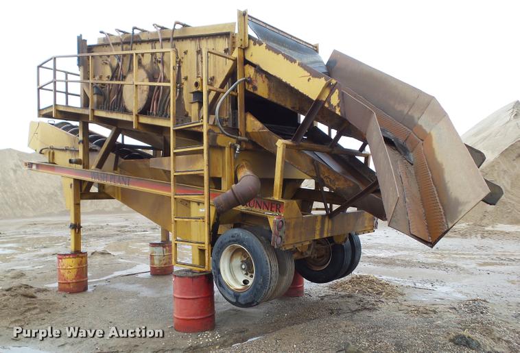 image for item CB9771 2002 CEC Roadrunner wash plant