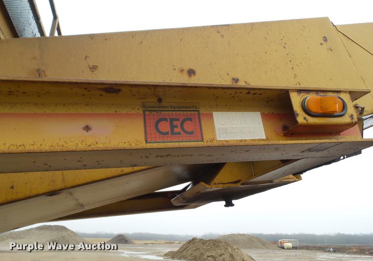 image for item CB9771 2002 CEC Roadrunner wash plant