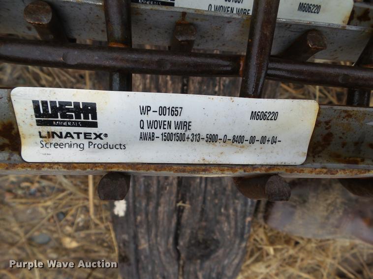 image for item CB9771 2002 CEC Roadrunner wash plant