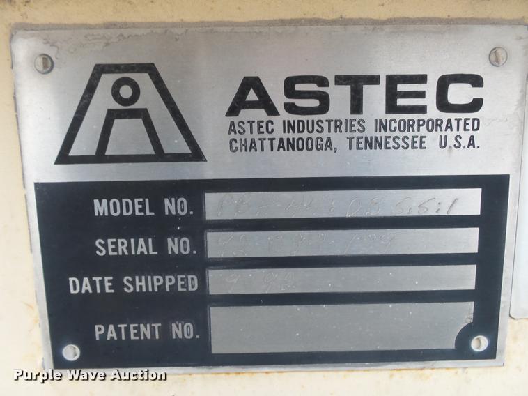 image for item DA2514 Astec PBH-44DB551 portable bag house