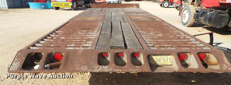 image for item DA2524 1991 Interstate 24T tilt deck equipment trailer