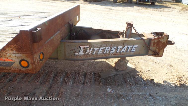 image for item DA2524 1991 Interstate 24T tilt deck equipment trailer