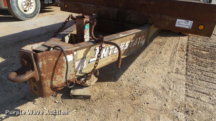 image for item DA2524 1991 Interstate 24T tilt deck equipment trailer