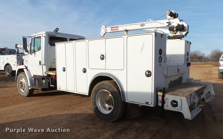 image for item DA2527 1999 Freightliner FL70 service truck with crane