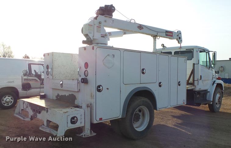 image for item DA2527 1999 Freightliner FL70 service truck with crane