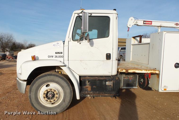 image for item DA2527 1999 Freightliner FL70 service truck with crane