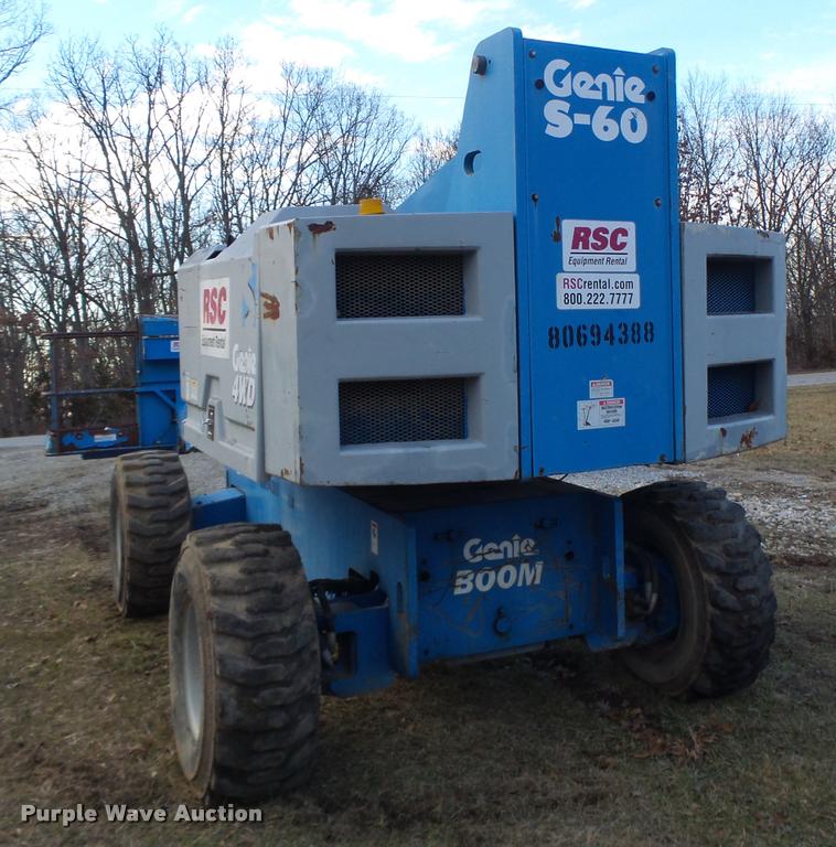 image for item DA3322 1997 Genie S60 boom lift