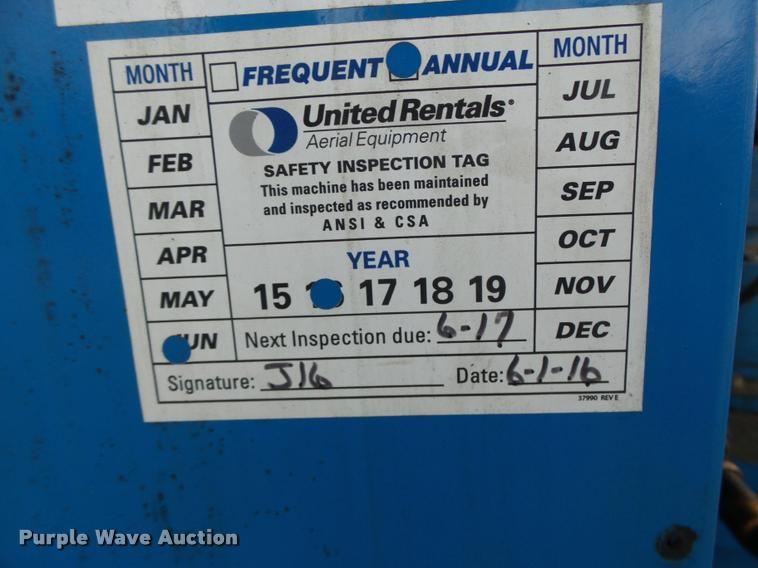 image for item DA3322 1997 Genie S60 boom lift