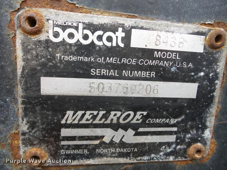 image for item DA7285 1990 Bobcat 843B skid steer
