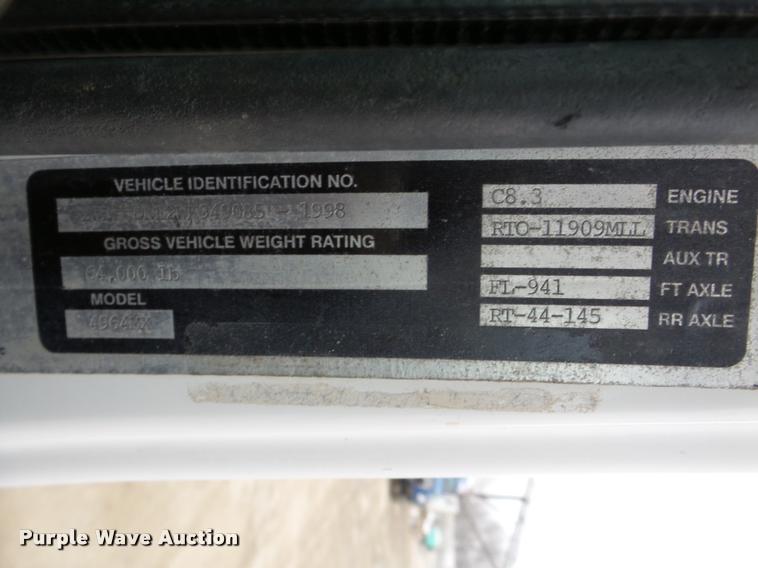 image for item DA7290 1998 Western Star 4964MX ready mix truck