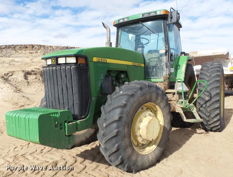 image for item DA7612 1998 John Deere 8400 MFWD tractor