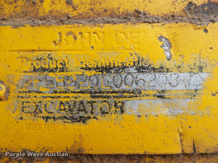 image for item DA7613 1991 John Deere 892D LC excavator