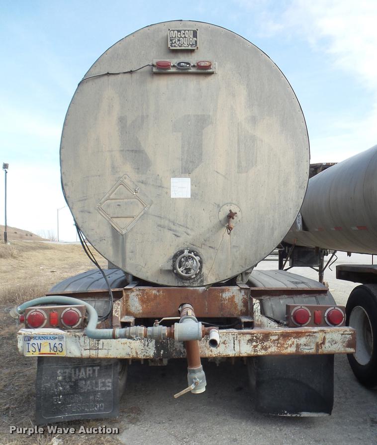 image for item DA7668 1973 Mccoy Taylor asphalt trailer