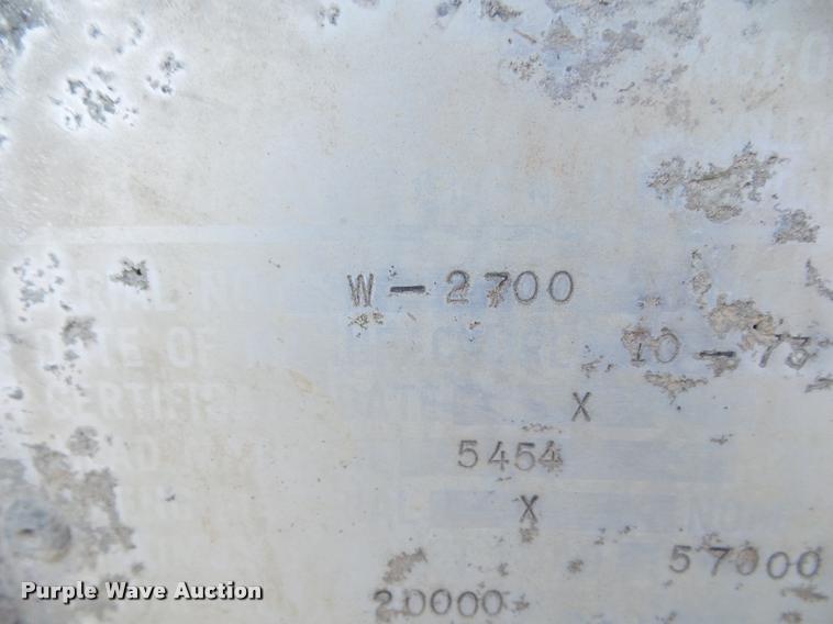 image for item DA7668 1973 Mccoy Taylor asphalt trailer