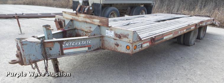 image for item DA7670 1996 Interstate 20DT equipment trailer