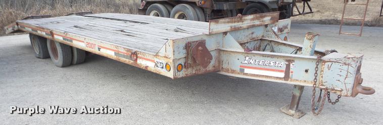 image for item DA7670 1996 Interstate 20DT equipment trailer