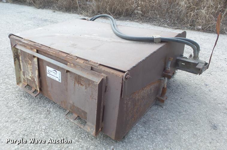 image for item DA7672 Shop built skid steer broom