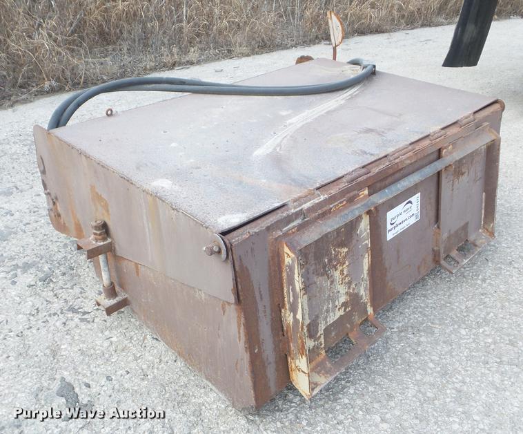 image for item DA7672 Shop built skid steer broom