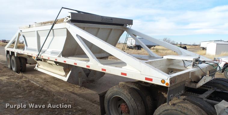 image for item DB1874 2007 Castleton bottom dump trailer