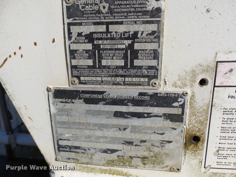 image for item DB2318 1994 Ford F700 bucket truck