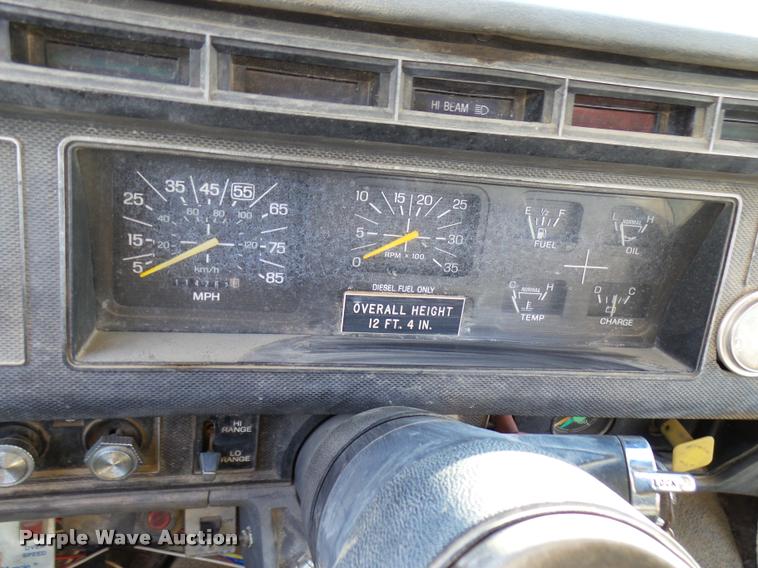 image for item DB2323 1986 Ford F800 digger derrick truck