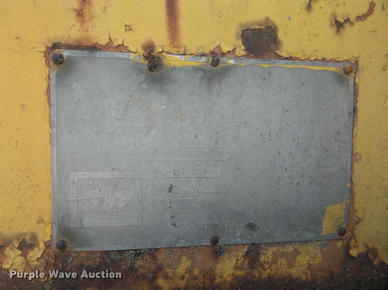 image for item DB2948 Garwood 615 conventional scraper