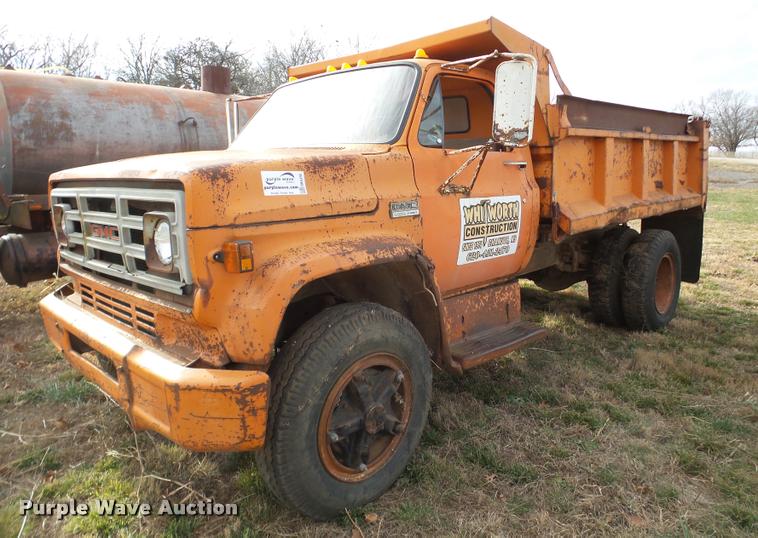 image for item DB5392 1975 GMC 6000 dump truck