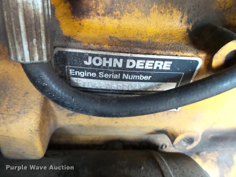 image for item K3371 1989 John Deere 410C backhoe