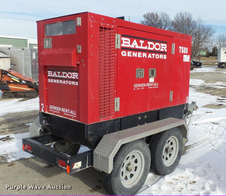 image for item K8018 Baldor TS80 generator