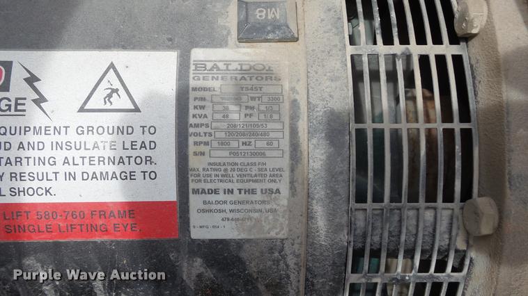 image for item K8019 Baldor TS45 generator
