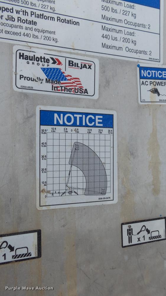 image for item K8067 2008 Bil-jax 3632T boom lift