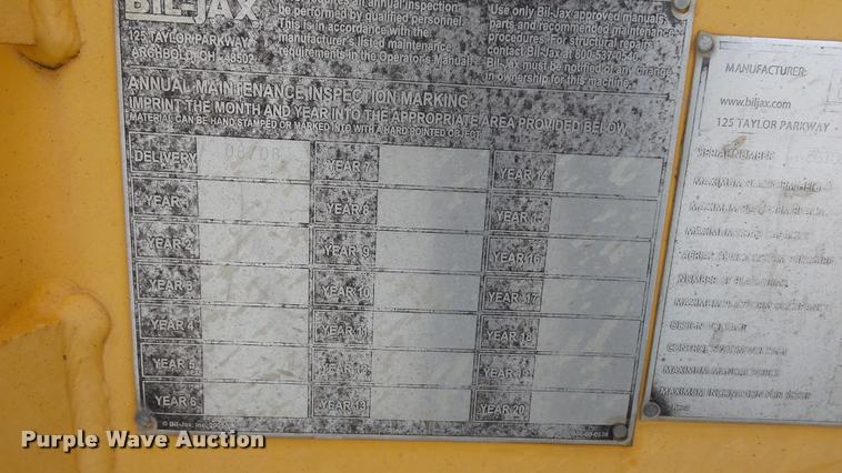 image for item K8067 2008 Bil-jax 3632T boom lift