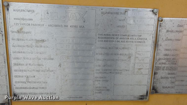 image for item K8067 2008 Bil-jax 3632T boom lift