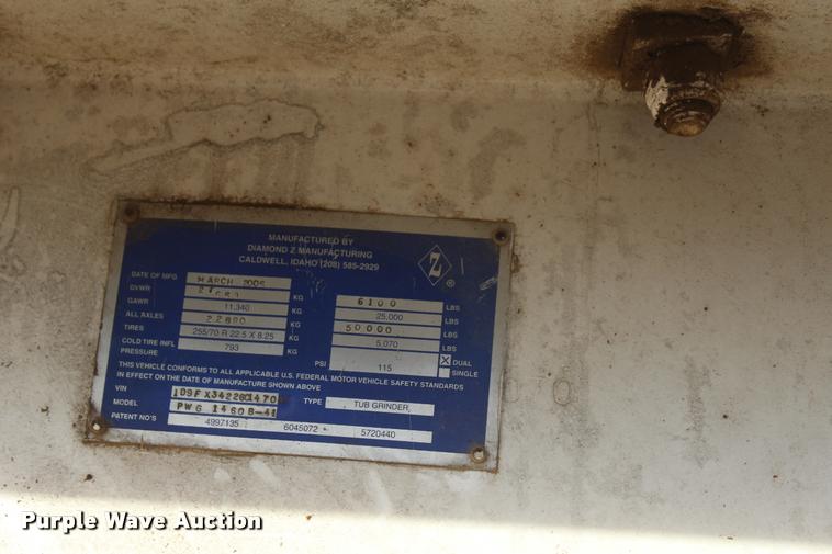 image for item L1997 2006 Diamond 1460B-41 tub grinder