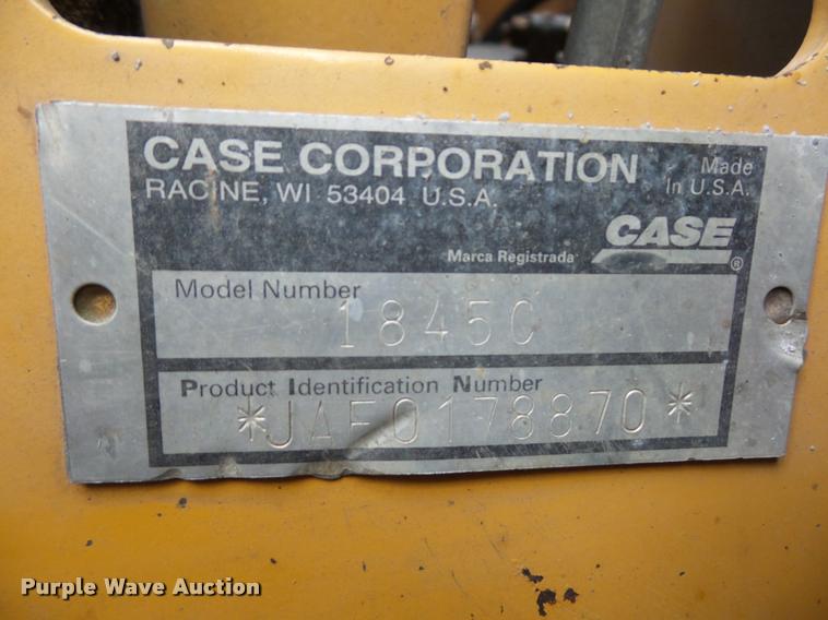 image for item L4516 Case 1845C skid steer