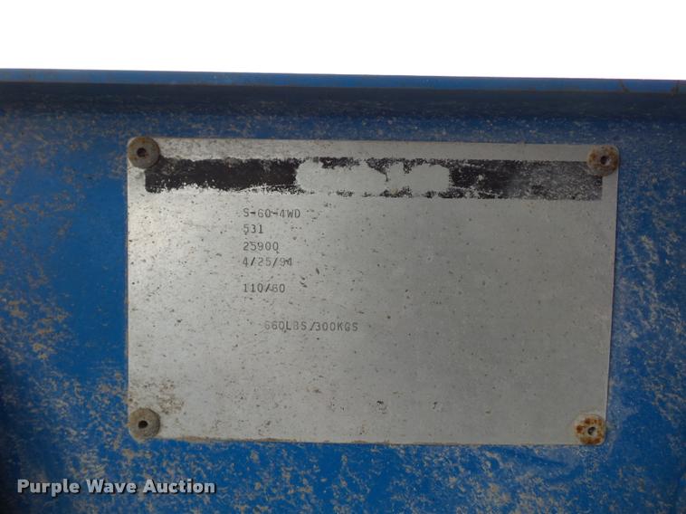 image for item L4518 Genie S60 boom lift