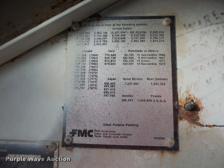 image for item L4562 1978 Link Belt LS-118 crane