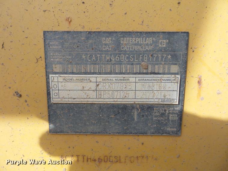 image for item L4565 2005 Caterpillar TH4600 telehandler