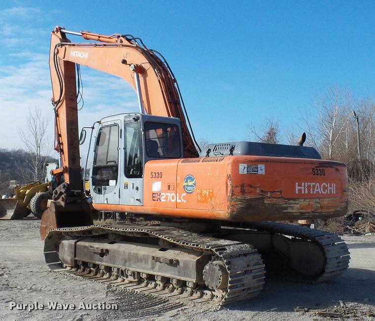 image for item L4575 2001 Hitachi EX270 LC excavator