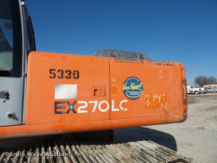 image for item L4575 2001 Hitachi EX270 LC excavator